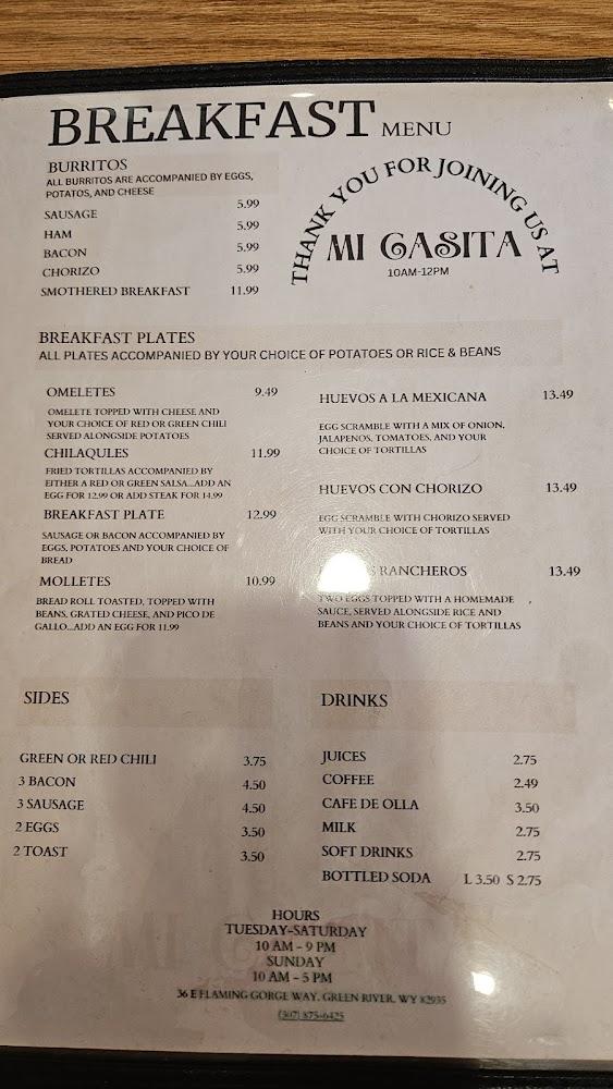 Mi Casita Menu image 2